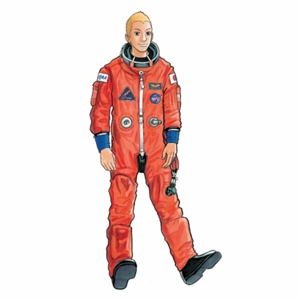 【希少】宇宙兄弟　与圧服つなぎ　Mサイズ　ルームウェア　ムッタ与圧服ver. 特別再販中！》宇宙服ルームウェア ムッタ ブルースーツVer