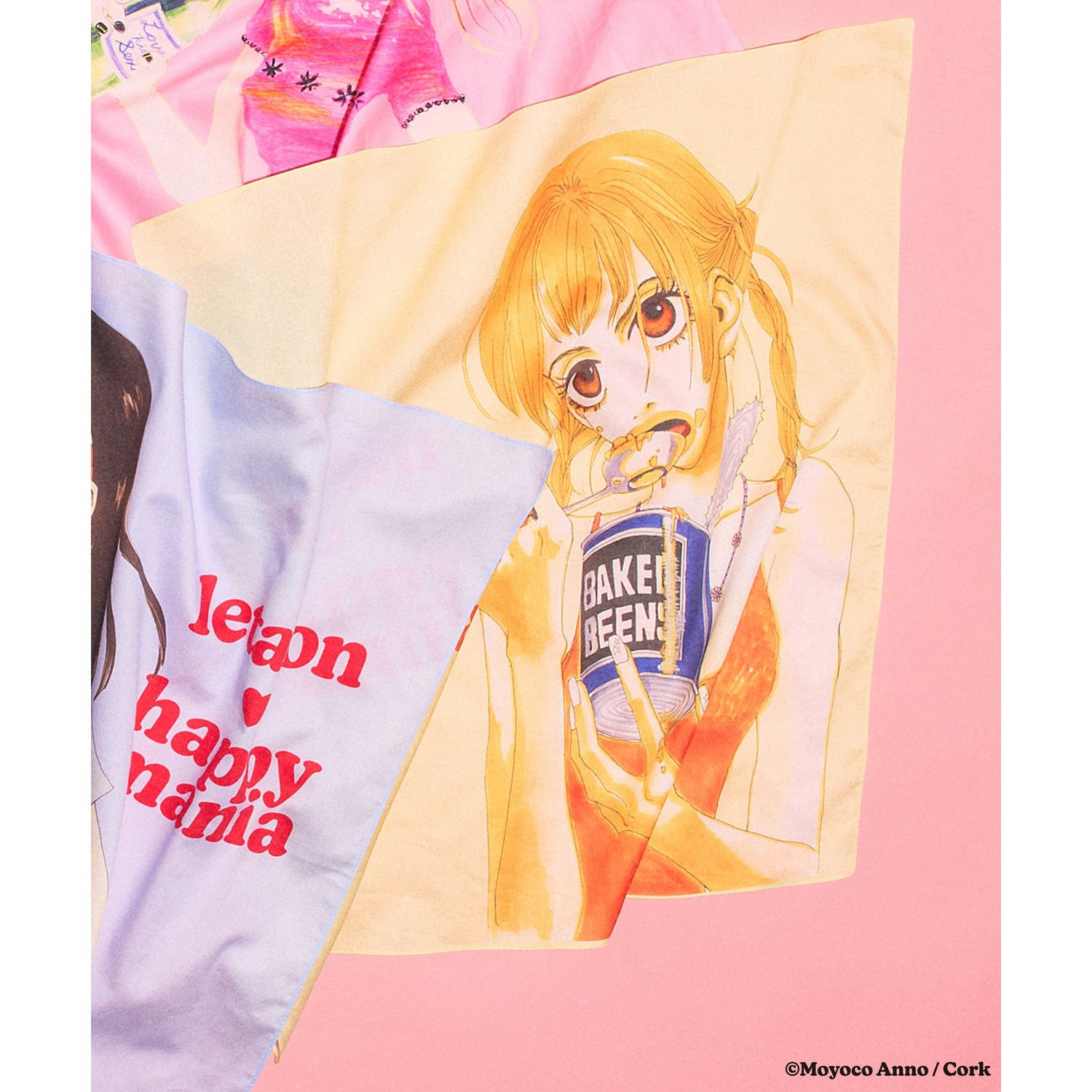 安野モヨコ LE TALON×HAPPY MANIA コットンハンカチ | コルクショップ